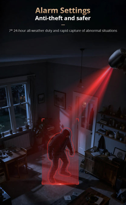 Nouvelle caméra haute définition Lenovo 1080, sécurité domestique, Wifi, Bluetooth, vision à distance en temps réel, vision nocturne infrarouge