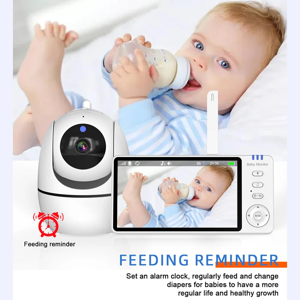 Pack moniteur bébé panoramique câble USB charge
