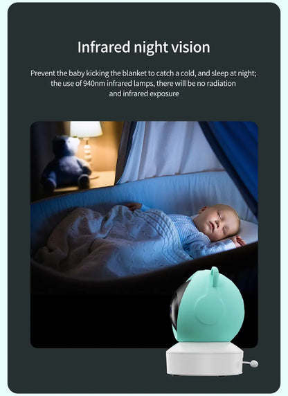 Bébé moniteur 2K haute définition WiFi télécommande application mobile