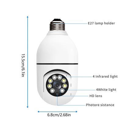 Mini Caméra Surveillance WiFi HD - Babyphone Vision Nocturne Enregistreur IP
