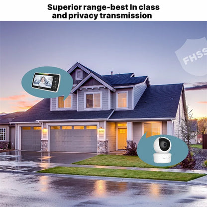 Moniteur Bébé 5" PTZ - Audio 2 Voies Mode VOX