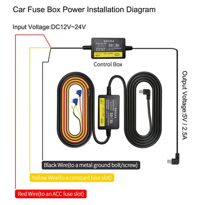 Dashcam 4K Double Objectif - GPS WiFi
