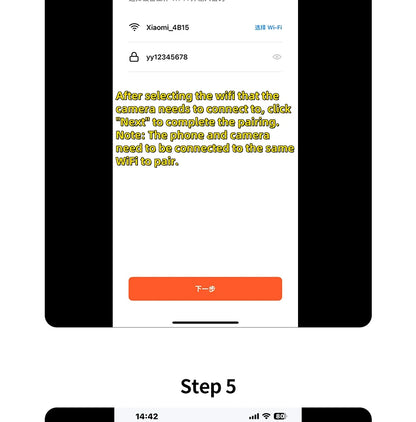 Bébé moniteur 2K haute définition WiFi télécommande application mobile