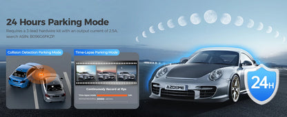 M550 Pro Dashcam 4K - GPS WiFi 3 Canaux