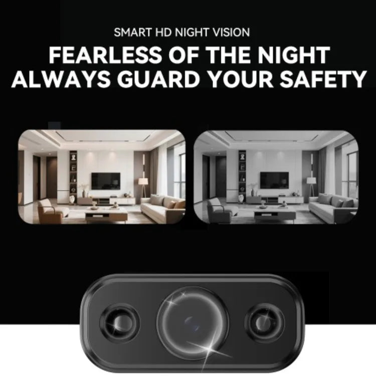 Mini caméra de sécurité intérieure 5MP, Vision nocturne, autonomie de la batterie 4H, alertes de détection de mouvement, stockage SD/Cloud, contrôle par application pour téléphone, caméra pour bébé