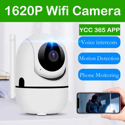 1620P caméra Wifi IP intérieure YCC365 Plus Surveillance vidéo sans fil maison intelligente suivi automatique Vision nocturne caméra de sécurité CCTV