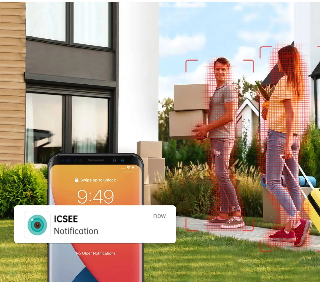 Caméra de sécurité IP 8MP Wifi Surveillance intérieure Protection à domicile CCTV 4/5MP dôme sans fil Camara vidéo intérieure Wi-Fi XM ICSee Ca