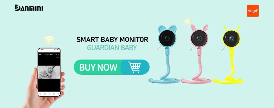 Bébé moniteur 2K haute définition WiFi télécommande application mobile